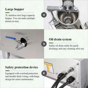 Catering 2022 T 101 110V Comercial Automático Flip Gas Mini Donut Robot Hacer Máquina <span class=keywords><strong>Precio</strong></span> con Certificado - Product Image 6