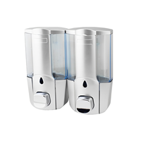 Offre Spéciale Distributeur de savon à main chromé mural de haute qualité 350ml ABS pour salles de bain et hôtels