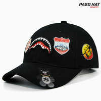Gorra de Béisbol Personalizada OEM de 6 Paneles con Logotipo 3D Bordado e Impreso, 100% Algodón, Estilo Urbano, Cierre a Presión