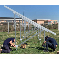 Système de support au sol pour panneaux solaires, support de montage au sol, installation facile, support flottant, durée de vie de 25 ans