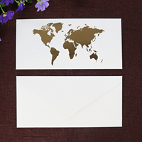 Haute qualité personnalisé Ins Style marine passeport carte d'embarquement mariage/fête cartes d'invitation avec avion en métal acrylique pour mariage