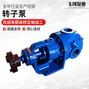 Pompe à rotor en acier moulé à haute viscosité, pompe à engrenages industrielle avec moteur AC de 0,5 CV, fabricant de pompes à rotor à came - Product Image 3