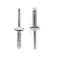 Attelle d'ampoule à tête bombée en aluminium, Rivet aveugle avec caoutchouc pour bateau