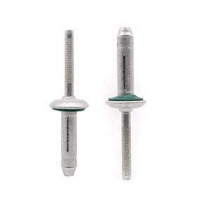 Aluminum Domed Head Bulb <strong>Tite</strong> Blind Rivet With Rubber for Boat - Product Image 1