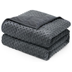 Couverture lestée douce Minky Dot, couverture lourde personnalisée rafraîchissante avec des billes <span class=keywords><strong>de</strong></span> <span class=keywords><strong>verre</strong></span>, épaisse, respirante, douce, pour un sommeil réparateur - Product Image 1