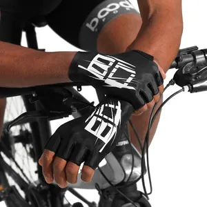 HBG 1159 Custom Bike Bicycle Gloves Breathable Anti Skid Half Finger Cycling Glove Men