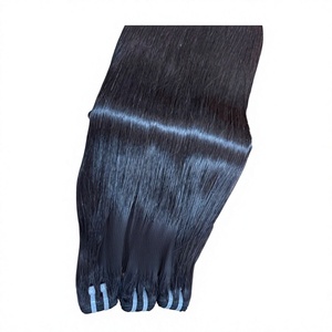 Extensiones de Cabello Humano Remy Natural Negro Liso al por Mayor, Trama Súper Doble, Sedoso y Suave, Cabello Vietnamita - Product Image 1