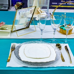 Ensemble de vaisselle de luxe, <span class=keywords><strong>style</strong></span> européen, bord en or, de haute qualité, chinois, 1 pièce - Product Image 2