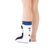 Chaussures de fixation post-fracture en plâtre, légères, respirantes, réglables, avec fixation de la cheville entièrement enveloppée et semelle antidérapante