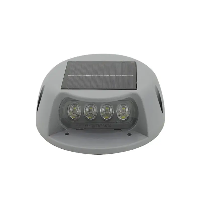 Round Solar Decorative Light Customized ABS Material IP65 Waterproof Garden Solar Walkway Led Lights