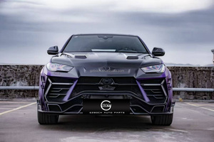 Kit carrosserie en fibre de carbone sèche pour <span class=keywords><strong>Lamborghini</strong></span> <span class=keywords><strong>Urus</strong></span> au style MSY, comprenant pare-chocs avant, capot, ailes, spoiler et échappement - Product Image 3