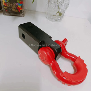 <span class=keywords><strong>Attelage</strong></span> de remorquage avec manille de 2 pouces, résistance à la rupture de 3/4 po, manille en D pour Jeep Wrangler, Chevy/GMC, Ford, Dodge, Nissan, Toyota - Product Image 1