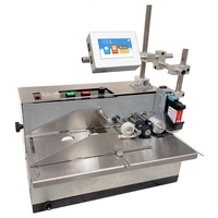 Máquina de codificación automática de etiquetas de número de lote y fecha de caducidad, tinta sólida de alta velocidad