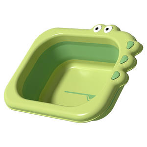 <span class=keywords><strong>Lavabo</strong></span> de bébé en plastique pliable en forme de dessin animé pour les produits de bain de lavage des pieds pour enfants - Product Image 1
