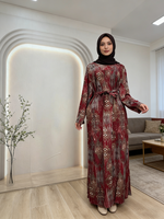 Abaya de luxe légère en coton, robe islamique modeste, style arabe élégant, manches longues, longueur cheville, printemps, écologique, ODM