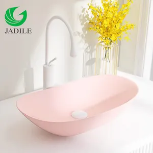 Lavamanos Modernos lavandino per vasi in ceramica di qualità Lavabo Art Lavabo da tavolo Lavabo da bagno in vendita