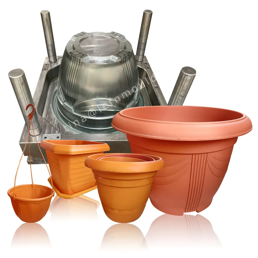 Plastic flower pot mold manufacturers large flower pot mould maker in taizhou China