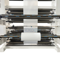 Machine d'impression flexographique à 8 couleurs haute vitesse pour emballages souples, presse à film continu pour lamination BOPP, PET, PE, CPP