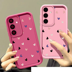 Funda Protectora para Teléfono Móvil con Diseño <span class=keywords><strong>de</strong></span> Corazón Colorido, Estilo Lente <span class=keywords><strong>de</strong></span> Escalera, <span class=keywords><strong>a</strong></span> <span class=keywords><strong>Prueba</strong></span> <span class=keywords><strong>de</strong></span> Golpes, <span class=keywords><strong>de</strong></span> TPU, para Samsung A26 A32 <span class=keywords><strong>A33</strong></span> A34 A35 A36 A50 A51 - Product Image 1