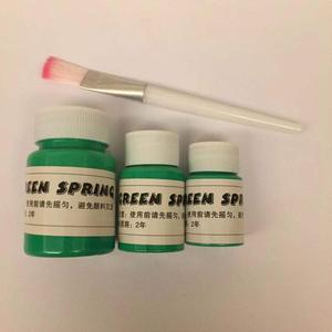 Aérographe en <span class=keywords><strong>acrylique</strong></span> 8 couleurs, jeu de peinture en cuir et de chaussures couleurs Opaque, réducteur, nettoyeur et roue de mélange de couleurs, fournitures d'art - Product Image 2