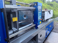 Hochwertige gebrauchte Haitian MA1200 120T hydraulische horizontale Desktop-SPS-zertifizierte Kunststoffspritzgießmaschine mit Motor für den Großhandel