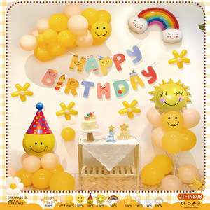 Kit de Decoración Profesional para Fiestas de Cumpleaños Infantiles Estilo Ins |   Artículos para Fiestas en Casa Sencillos y Elegantes de LILIS - Product Image 5