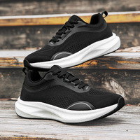 Chaussures de sport décontractées unisexes respirantes et légères pour l'extérieur, à calcançon large, pour hommes, amortissantes, toutes saisons, en maille respirante