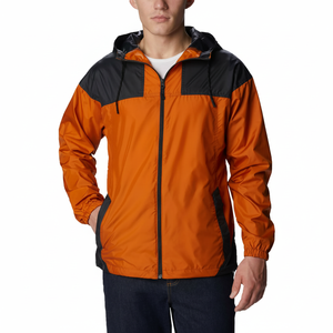 Veste coupe-vent à fermeture éclair pour hommes personnalisée 100% polyester tissu extérieur imperméable de haute qualité nouveau quantité minimale de commande bas fabriqué en hiver - Product Image 1