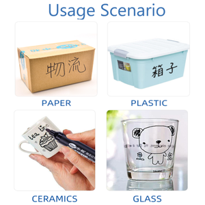 Sipa sm333 nghệ thuật đánh dấu bộ màu đen đặc biệt nhanh khô dầu dựa trên mực không thấm nước vĩnh viễn Bút Đánh Dấu - Product Image 5