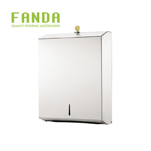 Distributeur de papier toilette mural automatique en acier inoxydable écologique FANDA - Product Image 2