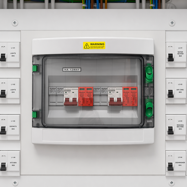 Winsun CE Certified 500V Steel ABS Solar PV Combiner Box 4 1 Indoor Outdoor Industrial Application 15A/32A Distribution