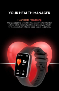 Montre connectée VALDUS 2026 <span class=keywords><strong>VS13</strong></span> avec écran carré de 1,75 pouce, surveillance de la santé, IP68, fitness, suivi de la santé féminine, montre connectée tendance - Product Image 4