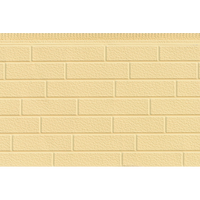 Bardage en métal Panneaux composites ignifuges en laine de roche d'acier pour murs sandwich industriels en PU pour hôtels maisons pour mur extérieur