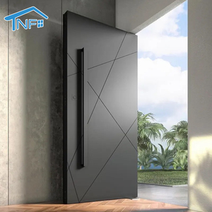 Роскошный дизайн, передние внешние двери, главный вход, защитные двери с алюминиевой изоляцией, передние поворотные двери, наружные двери для виллы - Product Image 1