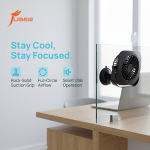 Ventilatore USB a ventosa <span class=keywords><strong>per</strong></span> parabrezza auto, mini ventilatore di raffreddamento silenzioso con flusso d'aria a vortice <span class=keywords><strong>per</strong></span> scrivania ufficio, divisorio, montaggio su vetro - Product Image 3