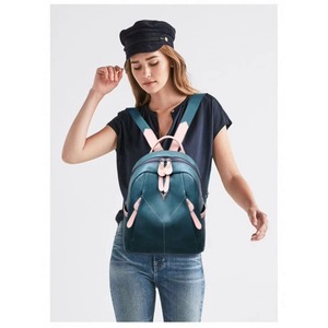 Muestra gratuita de mochila de cuero PU rosa mini de moda para mujer al por mayor - Product Image 5