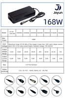Adaptateur Chargeur AC/DC 72V 2A 168W Joyun LK150-7200200 4 Prises Chargeur Rapide Intelligent Personnalisable pour Vélo Électrique & Trottinette