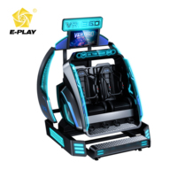 E-play - Nuevo Juego de Montaña Rusa en Realidad Virtual 360, Simulador de Vuelo, Juego de Realidad Virtual 9D, Parque de Juegos Interior