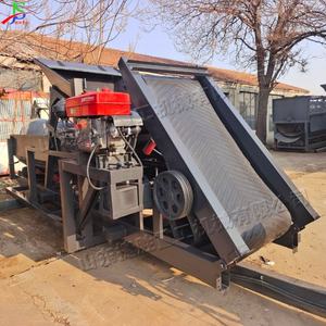 Büyük Silindirli Kum Eleği, Kum ve Çakıl Ayırıcı Mobil Tip Tamburlu Titreşimli Nehir Kumu Eleme Makinesi - Product Image 6