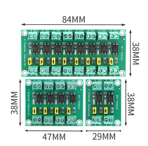 <span class=keywords><strong>PC817</strong></span> 2/4/8-Kanal Optokoppler Isolationsplatine Spannungswandler Adaptermodul 3,6-30V Treiber Photoelektrisch Isoliertes Modul - Product Image 6