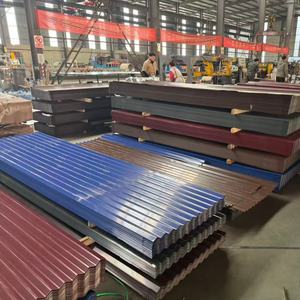 耐腐食性と耐久性に優れた亜鉛メッキ波形鉄屋根瓦　特注プレコート波形屋根パネル - Product Image 5