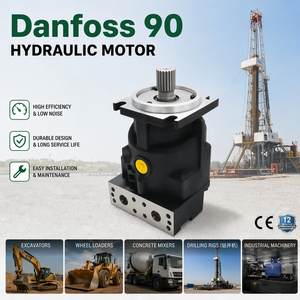 Motor Hidrolik 90M 90M075NC0N7NOC7N00NNN000000 Motor Piston Hidrolik Kecepatan Putar 1000r/menit untuk Truk Mixer <span class=keywords><strong>Rig</strong></span> Pengeboran - Product Image 1
