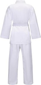 Uniforme de <span class=keywords><strong>Karate</strong></span> para Niños, para Entrenamiento de Artes Marciales, con Cinturón, de Poliéster, Lavable a Máquina, para Judo, <span class=keywords><strong>Karate</strong></span> y Taekwondo - Product Image 3