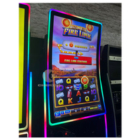 Écran LCD 3M 27 32 43 49 55 pouces, type C J S, écran incurvé, moniteur tactile pour jeux de compétences avec barre lumineuse LED