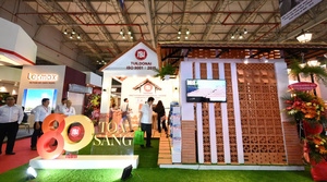 Meilleur prix du fabricant du Vietnam carreaux de céramique en forme de U Style traditionnel café bureau décoration personnalisée Application extérieure - Product Image 2