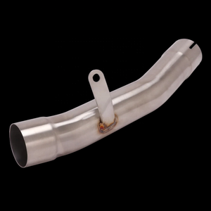 Tubo medio para <span class=keywords><strong>Kawasaki</strong></span> ZX6R ZX636 <span class=keywords><strong>Ninja</strong></span> <span class=keywords><strong>636</strong></span> <span class=keywords><strong>2009</strong></span> - 2016 escape de motocicleta deslizamiento en tubo de enlace medio inoxidable silenciador tubo medio - Product Image 6