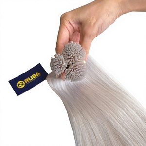 Extensiones de Cabello Humano Vietnamita con Punta de Queratina, Liso, Súper Doble Trama, Color Castaño Natural, Puntas Planas - Product Image 3