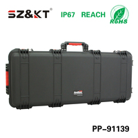 Valise trolley rigide de conception la plus récente, étanche IP67, antichoc, pour le rangement d'équipements de tir, protection extérieure avec mousse personnalisée et roues