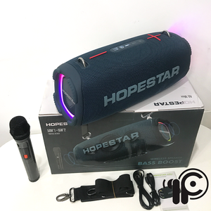 Hopestars ลำโพงเสียงทุ้มลำโพงอัจฉริยะแบบพกพาขนาดเล็กแตรคู่ A6MAX - Product Image 4