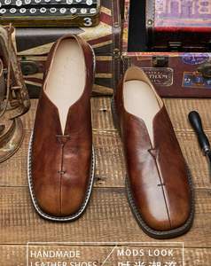 Designer Loafers <b>for</b> <b>Men</b> - Summer Casual <b>Shoes</b>, Leather <b>Men's</b> <b>Shoes</b>, Retro Casual Leather <b>Shoes</b> - Product Image 6